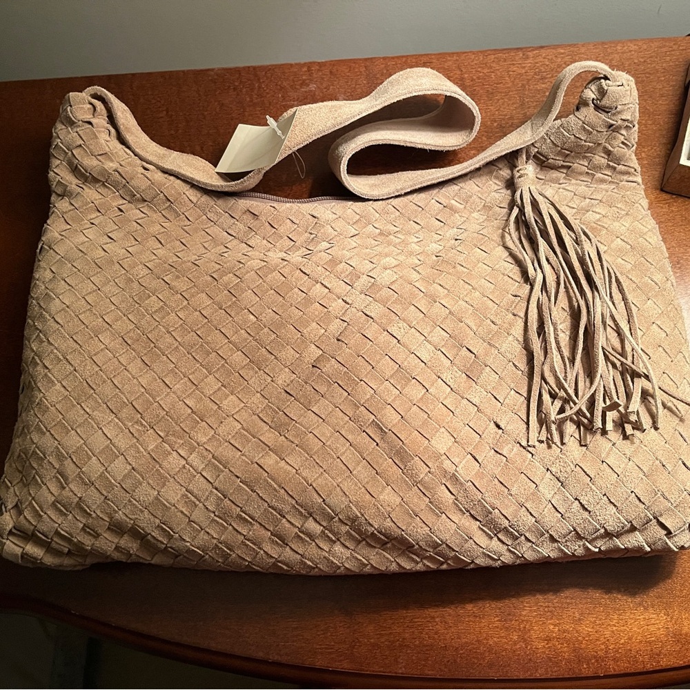 Coldwater Creek handbag, taupe, nwt